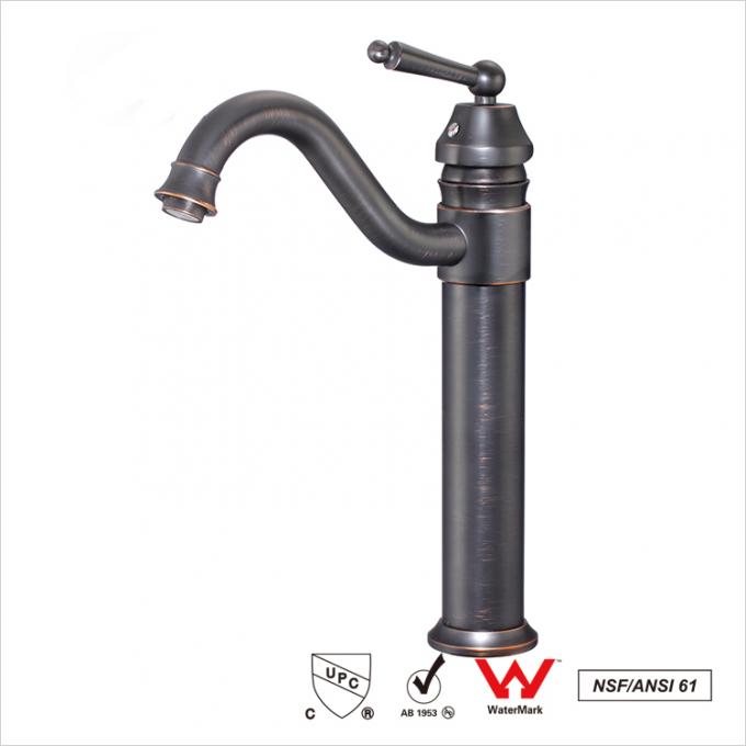 Olie Gewreven de Mixerkraan van het Bronswater, Concrete Chrome-Bassintapkraan