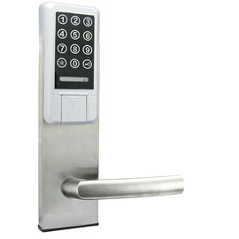 Smart PVD zilveren elektronische deur slot Sleutel / kaart / wachtwoord Open hoge beveiliging