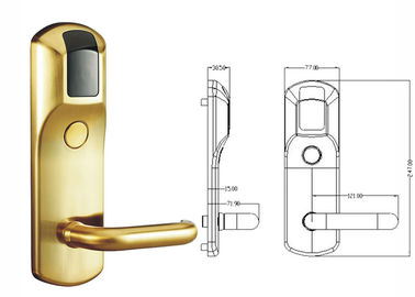 V69 Management Sytem Hoge beveiliging Elektrisch deur slot RFID-kaart Hotel Smart Lock