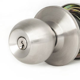 Chroom roestvrij staal cilinder deurknoppen cilindrisch slot Privacy knop slot