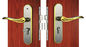 PVD-afwerking deur slot mortise hefboom handgreep solide zink 3 messing sleutels