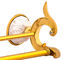 Goud Dubbele Handdoek Bar Badkamer Decoratie Messing Handdoek Ring Voor Huis