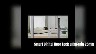 Slim digitaal deurslot Ultradun 25 mm APP-slot voor hordeuren
