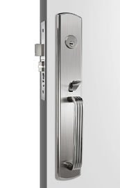 Satine roestvrijstalen deurgrepen / ingangsdeurgrepen met knop