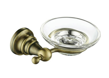 Antiek badkamer accessoire glazen douche zeepbak makkelijke installatie