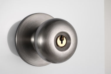 Buitenste dubbele vergrendeling deurknop handgreep cilindrische vergrendeling 70 mm backset