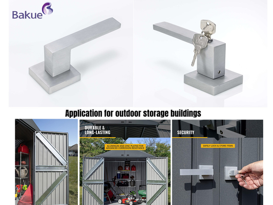 Schuur deur slot Handle Die Casting 3 sleutels 72H UV Outdoor opslag slot