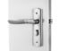 Satine Nickel Mortise Lock Set voor houten deuren 35 mm - 70 mm Dikte