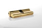 Veilig goud vervangend slot cilinder koper 70mm 2 sleutels met pin tumbler