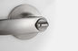 Privacy deur buisvormig cilinderslot Moderne voorkant satine nikkel hefboom handgreep