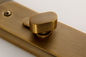 Geel Bronze Mortise Privacy Lock, Antiek Mortise Locksets 55mm Backset