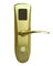 Brushed Nickel Digital Electronic Card Lock / Electronics Door Lock Voor Hotelkamer