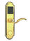Geplatteerd met goud Hotel Elektronisch deur slot Met kaart / sleutel Geïnstalleerd 288 * 73mm Plaat grootte