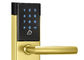 Electroinc Gold Door Lock Ontsloten met wachtwoord of mechanische sleutel