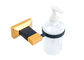 Goud bekleed badkamer accessoire commerciële zeep dispenser houder 500 stuks