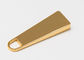 OEM/ODM Gestookte handtas Accessoires Hardware Golden Zipper Pull For Bag