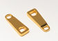 Hoge elektroplaten handtas Accessoires Hardware Stalen aangepaste kleur Zipper trek voor tas