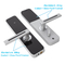Combinatie slimme deur slot afstandsbediening voor voordeur zilver/zwart optioneel