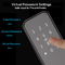 Aluminium Keypad Smart Door Lock Voor voordeur NFC Card Ontsluiting