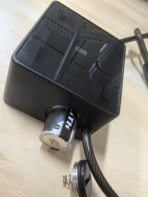 Roestvrijstalen kabel PadLock voor fietsen hek hek binnenplaats deur