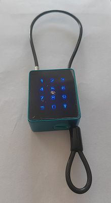 Sleutelvrij slim ophangslot buiten met 4mm kabel en APP-controle waterdicht IP65