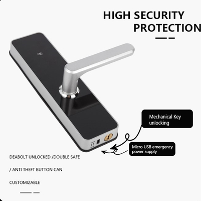 Smart Door Lock Sleutelloos NFC / IC Card Ontsluit Touchscreen Keypad Hotel APP