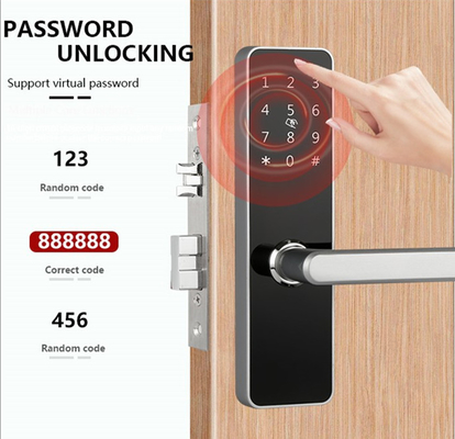 Aluminiumlegering Geverfde afwerking Bluetooth deur slot afstandsbediening Met Bluetooth / Wi-Fi-connectiviteit