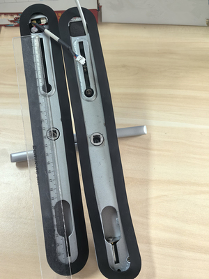 Geverfde afwerking Smart Gate Lock Card / Code / Fingerprint / APP / Bluetooth / WiFi voor appartementen