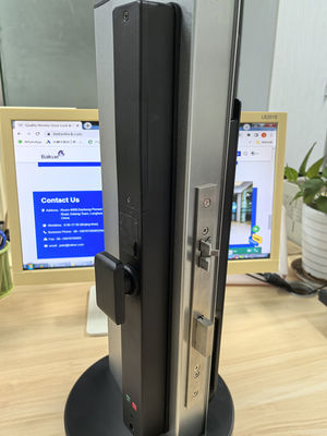 Zwarte slimme deurknop Palmven / gezichtsherkenning / Video Cat Eye IP65