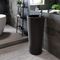 Glanzende witte keramische voetstuk badkamer wastafels met Chrome afwerking Overstroming