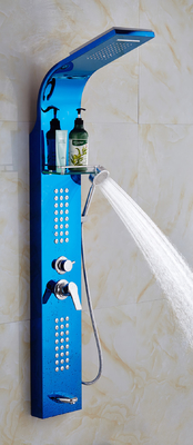 Wand gemonteerde douche toren waterval roestvrij staal modern douche paneel