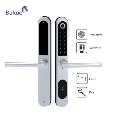 Smal Aluminium Frame Bluetooth Smart Door Lock Voor Appartement