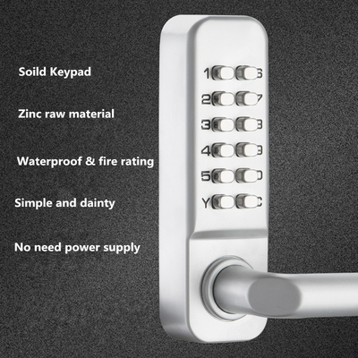 Zink Resettable Combinatie Keyless Doorlock 142 X 42 X 26 Mm