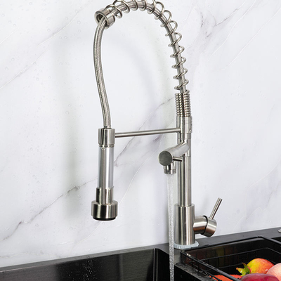 Nikkel Smart 3 IN 1 Watertapkraan met Gefiltreerd Opgezet Dek