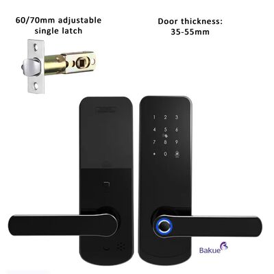 Slimme Digitale Deurslot met 60 minuten brandwerendheid, WiFi, eKey, APP-afstandsbediening en 4 stuks AA alkaline batterijen