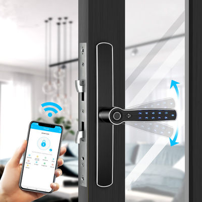 FPC vingerafdruk slot schuifdeur slot Bluetooth zink legering handvat