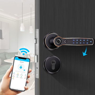 Dubbele sluiting met schuifdoorsluiting Smart Door Lock FPC Fingerprint